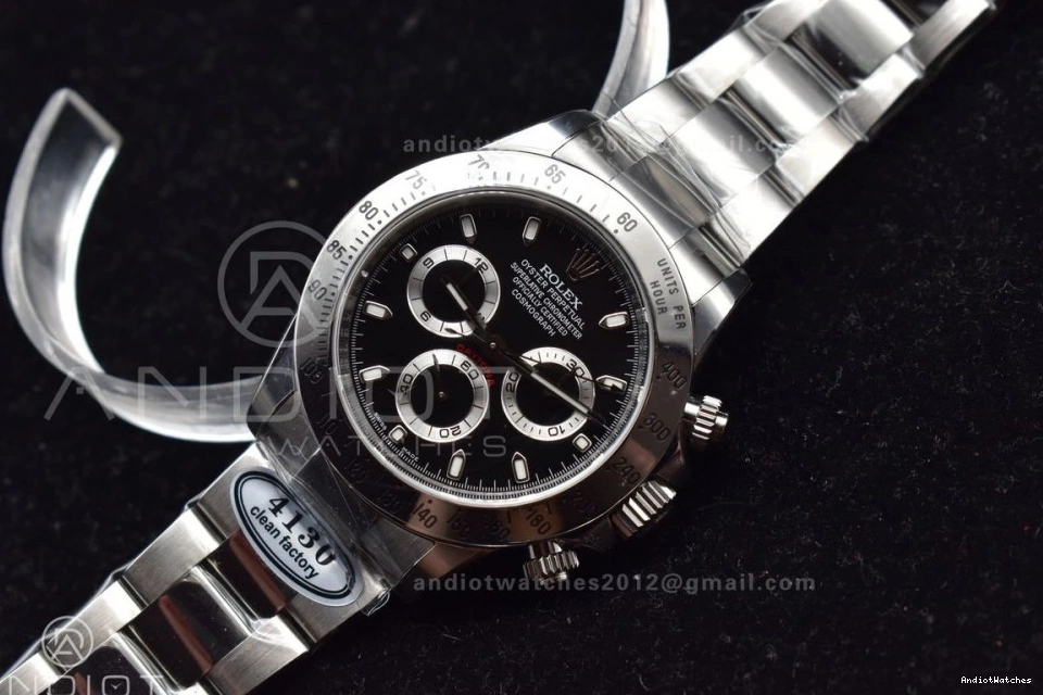 V Edition 116520 904L 773 and 1:1 Daytona Best SS Clean Bracelet SmoothTexture Dial SA4130 Case Black 0106